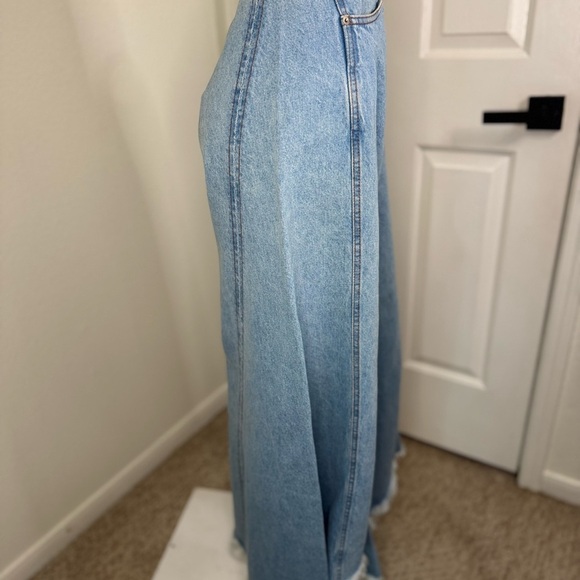 FARM Rio Blue Flare Wide Leg Jeans - Picture 5 of 12